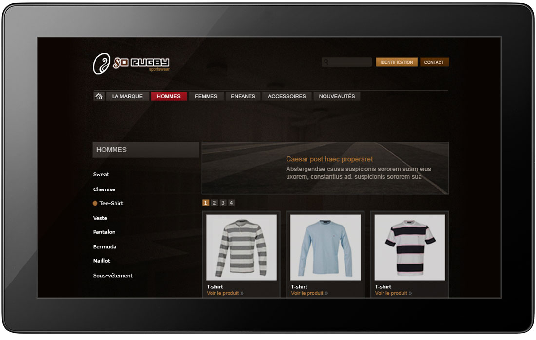 création de site web, de design d'interface et de boutique en ligne à rennes